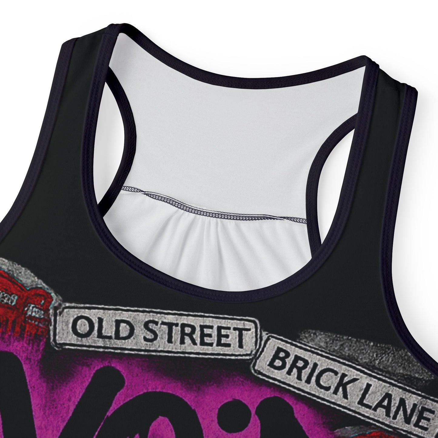 Void Archive Graffiti Tank Top — Brick Lane Street Art Women's Racerback