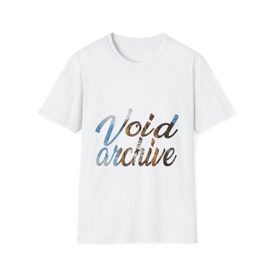 Void Archive T-Shirt — Abstract Script Graphic Tee