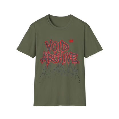 Void Archive Graphic T-Shirt — Grunge Flame Streetwear