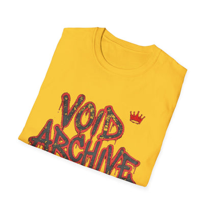 Void Archive Graphic T-Shirt — Grunge Flame Streetwear