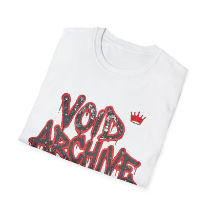 Void Archive Graphic T-Shirt — Grunge Flame Streetwear