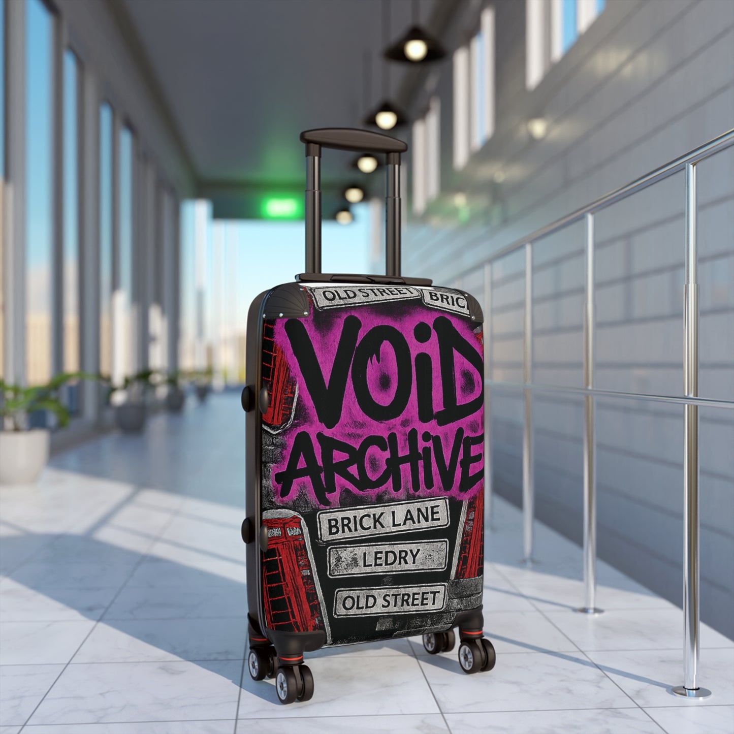 Void Archive Graffiti Suitcase – Urban Brick Lane Carry-On