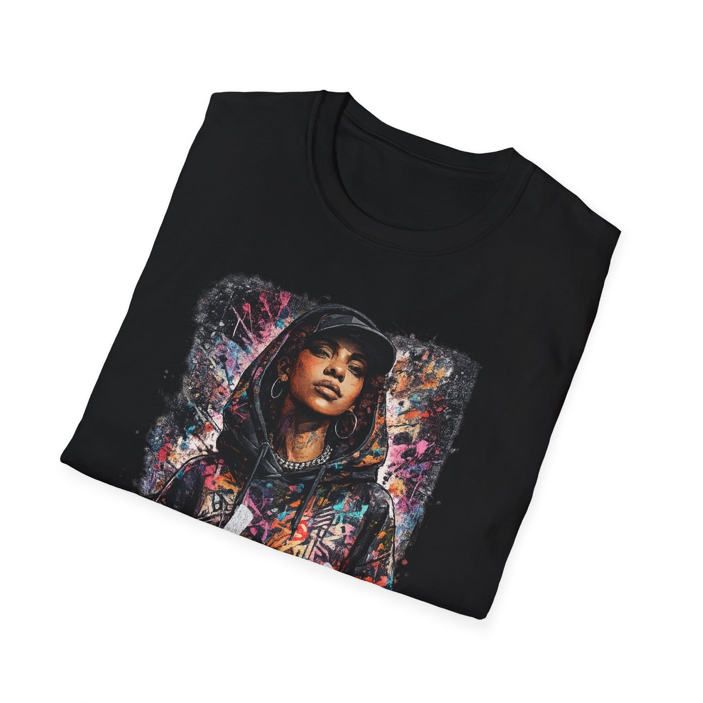 Graphic T-Shirt — 'Void Archive' Urban Portrait Streetwear