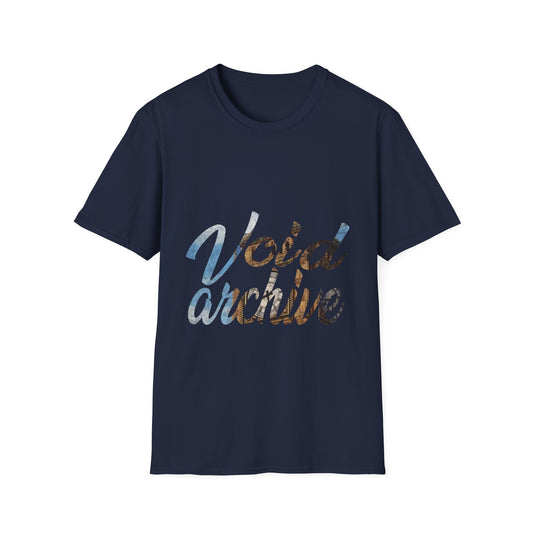 Void Archive T-Shirt — Abstract Script Graphic Tee