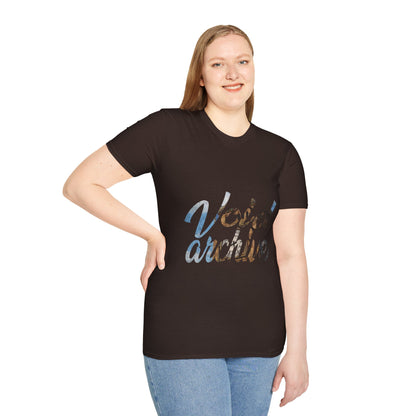 Void Archive T-Shirt — Abstract Script Graphic Tee