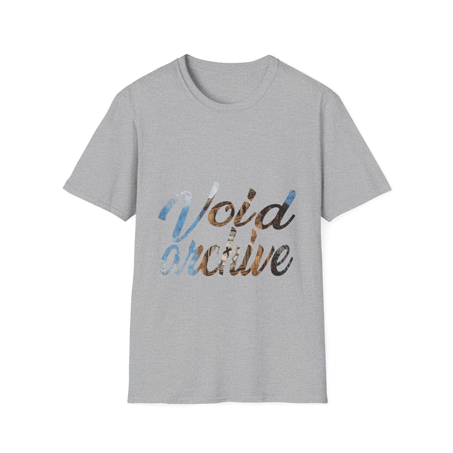 Void Archive T-Shirt — Abstract Script Graphic Tee