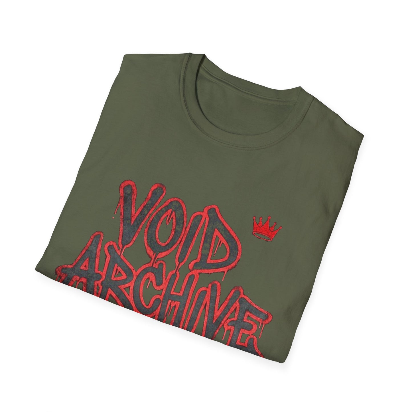 Void Archive Graphic T-Shirt — Grunge Flame Streetwear