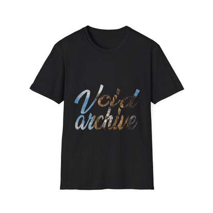Void Archive T-Shirt — Abstract Script Graphic Tee