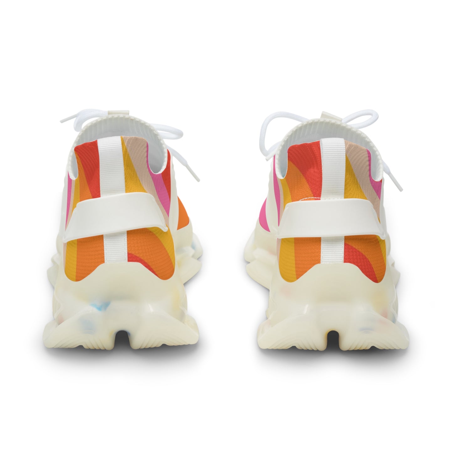 Men's Mesh Sneakers — Vibrant Gradient Athletic Shoes for Summer, Casual Running & Streetwear