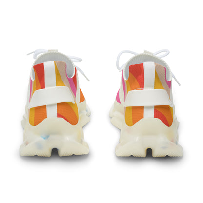 Men's Mesh Sneakers — Vibrant Gradient Athletic Shoes for Summer, Casual Running & Streetwear