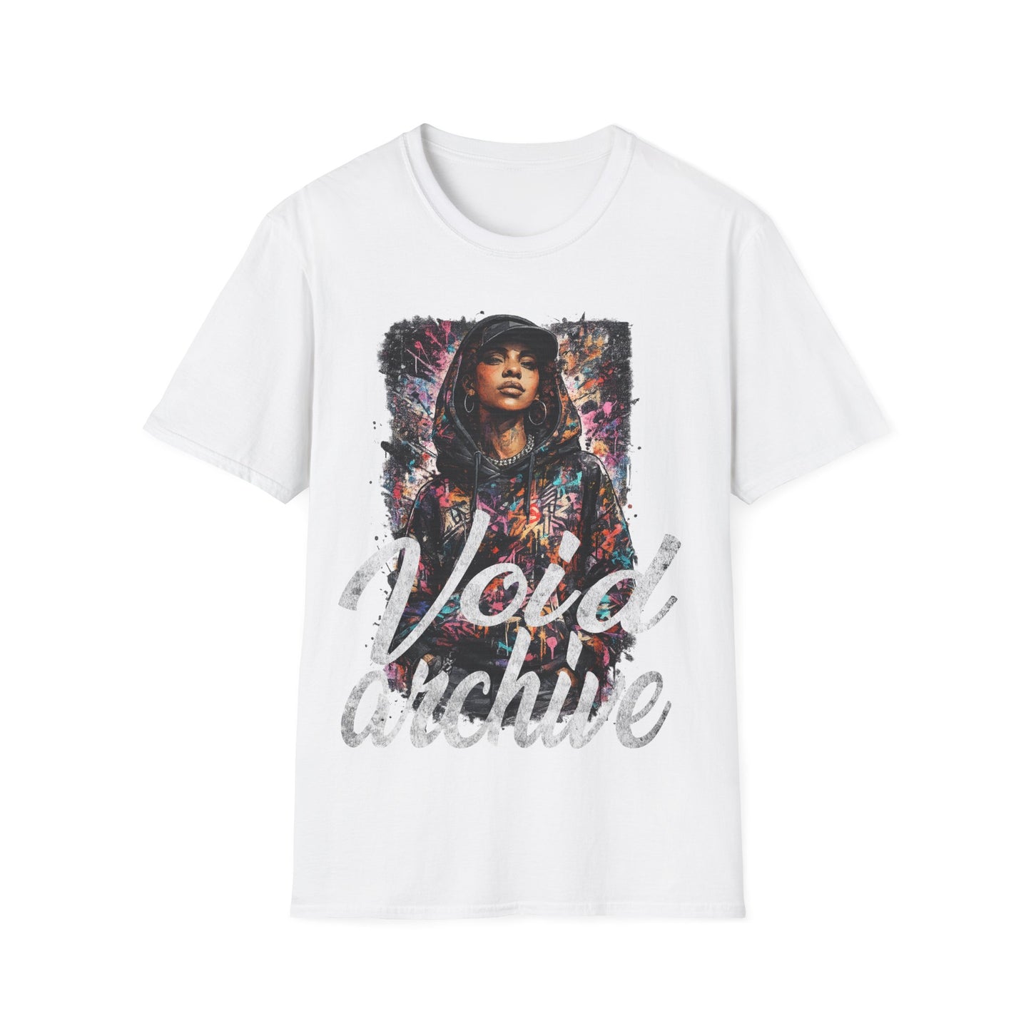 Graphic T-Shirt — 'Void Archive' Urban Portrait Streetwear