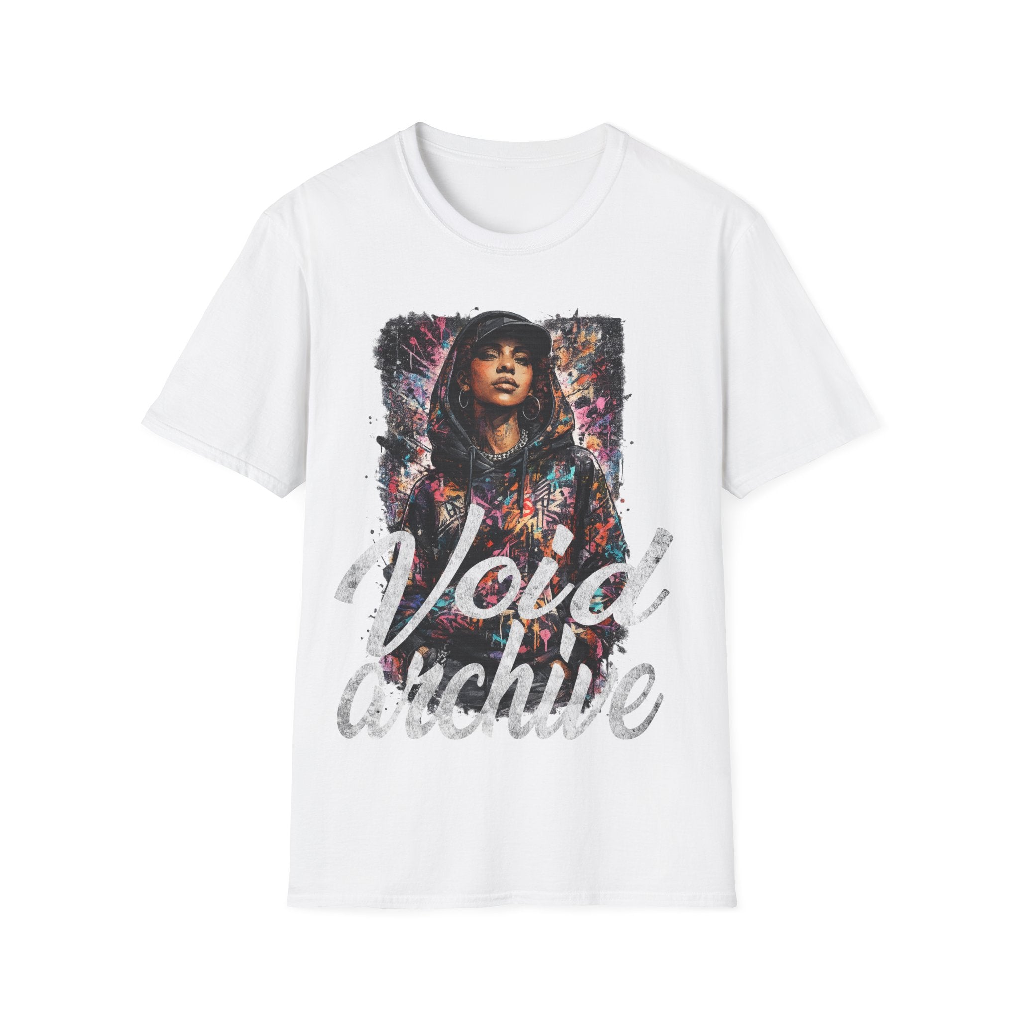 Graphic T-Shirt — 'Void Archive' Urban Portrait Streetwear