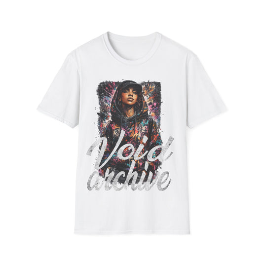 Graphic T-Shirt — 'Void Archive' Urban Portrait Streetwear