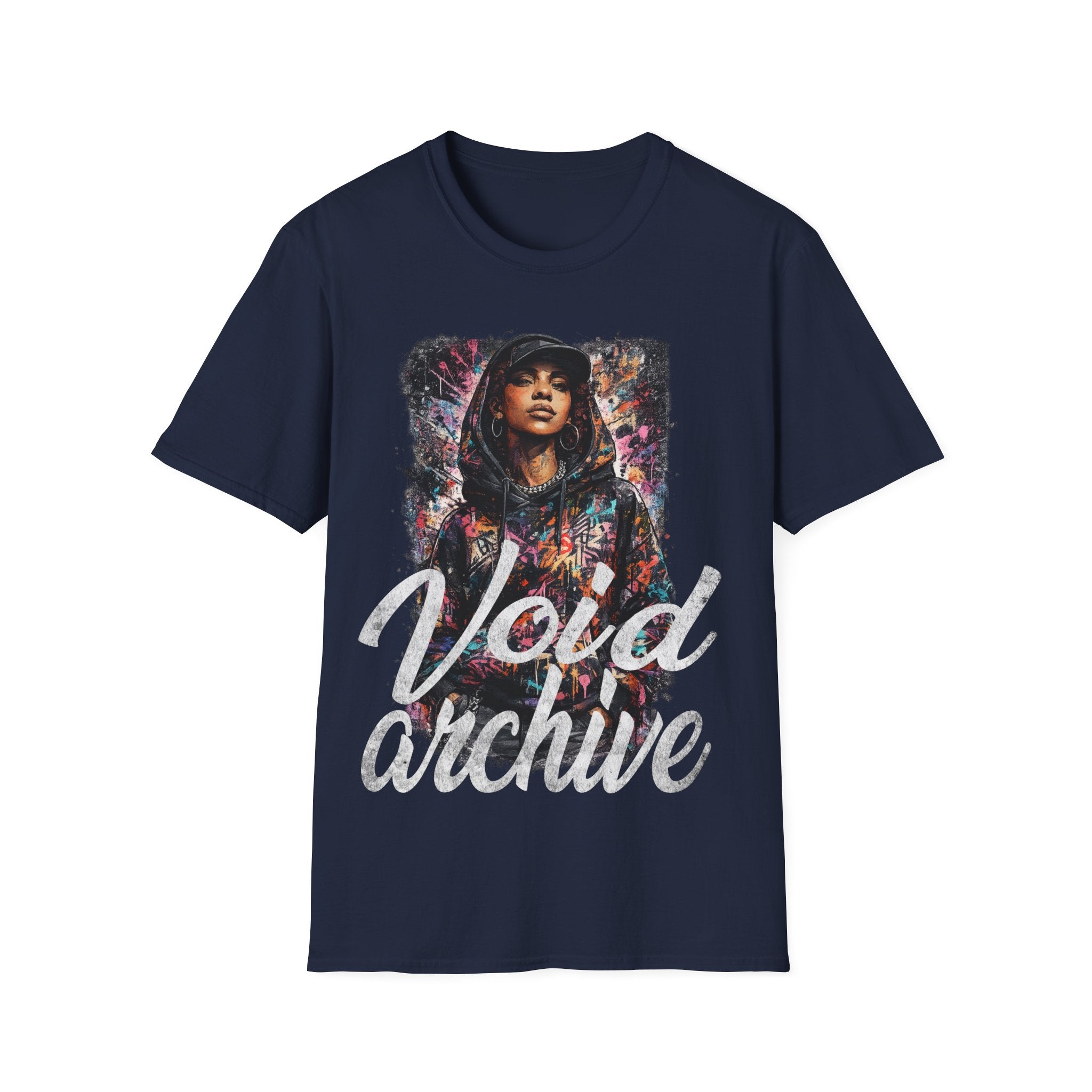 Graphic T-Shirt — 'Void Archive' Urban Portrait Streetwear