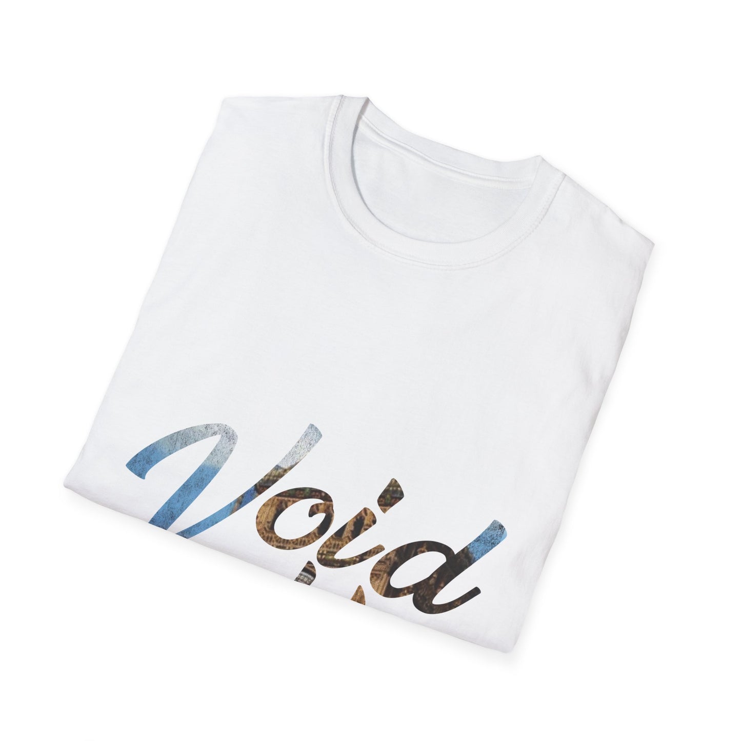 Void Archive T-Shirt — Abstract Script Graphic Tee