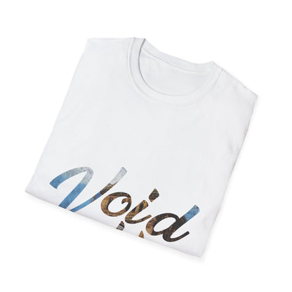 Void Archive T-Shirt — Abstract Script Graphic Tee