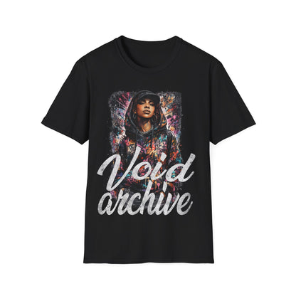 Graphic T-Shirt — 'Void Archive' Urban Portrait Streetwear