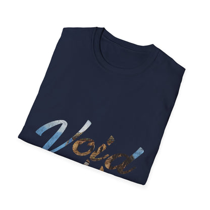 Void Archive T-Shirt — Abstract Script Graphic Tee