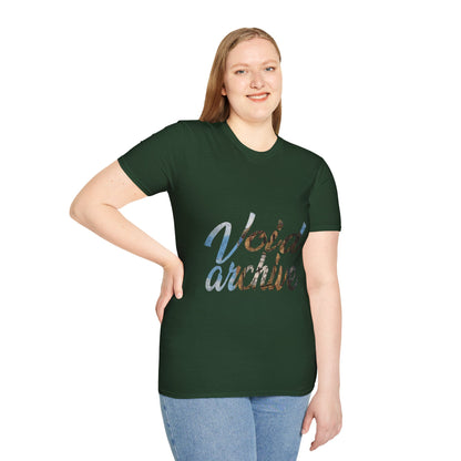 Void Archive T-Shirt — Abstract Script Graphic Tee