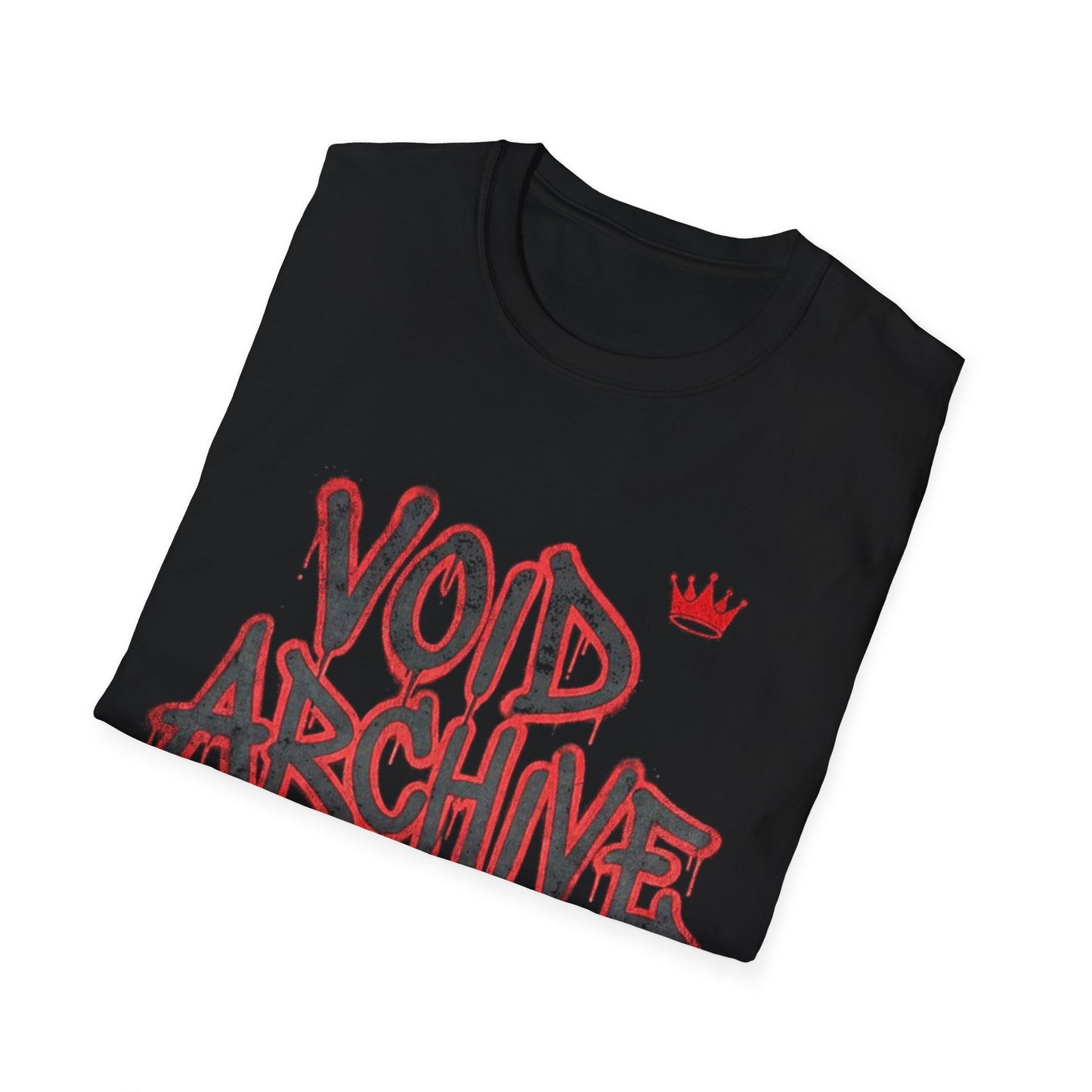 Void Archive Graphic T-Shirt — Grunge Flame Streetwear