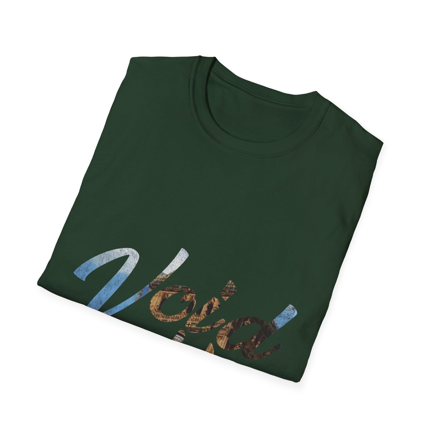 Void Archive T-Shirt — Abstract Script Graphic Tee